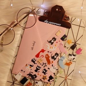 NWT Nekoni Cartoon Cat Sticker Sheet